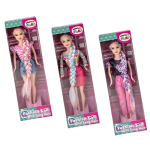 Fashion Doll with extra long hair 28cm